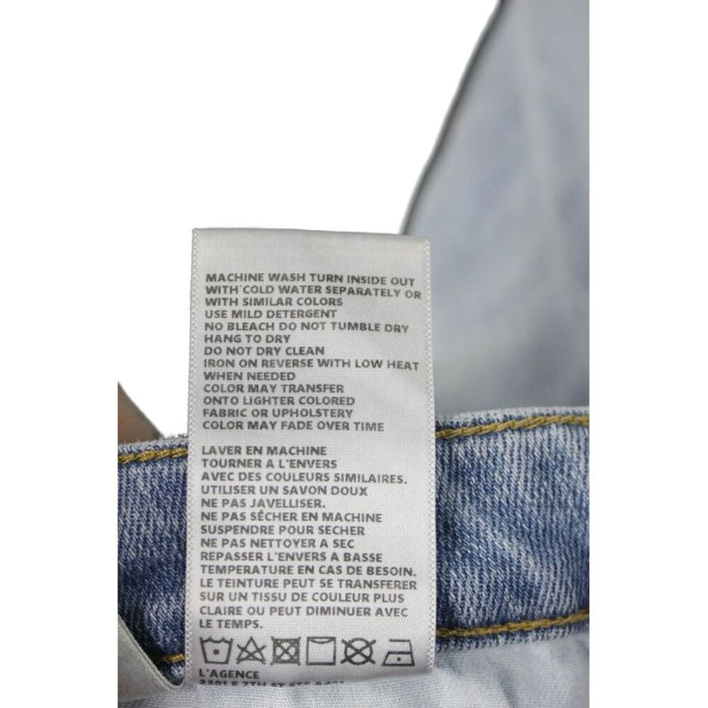 L'Agence Women Cropped Skinny Jeans Light Blue Size 25 - Picture 5 of 11